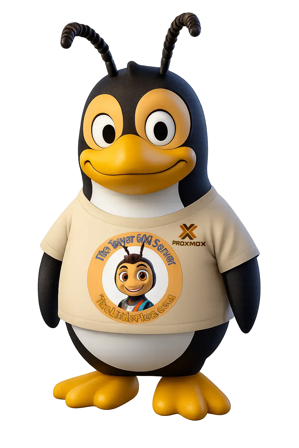 T600 Proxmox Penguin - Trans BG